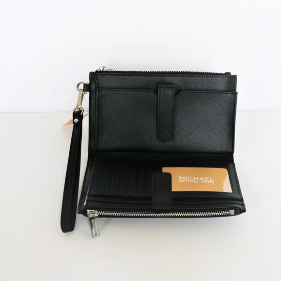 Michael Kors Teagen Tote + Wallet Set MK Black - Picture 13 of 16